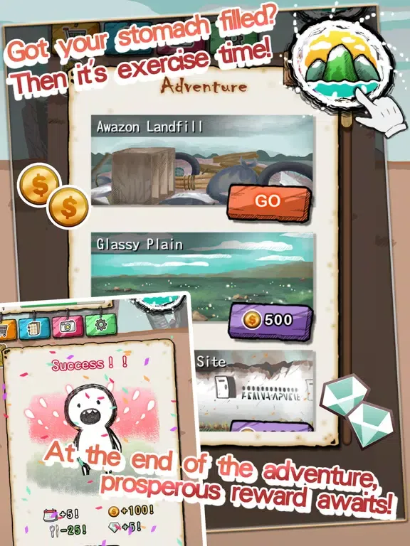 Captures d'écran de Eat Until the World Ends iPad 