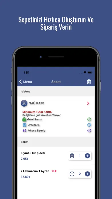SAÜ KAFE GÖTÜR স্ক্রিনশট