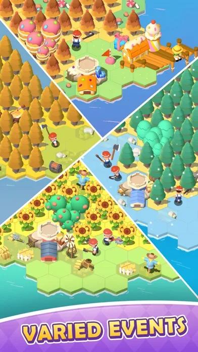 Capturas de tela do Isle Pioneer: Idle Lumber Chop