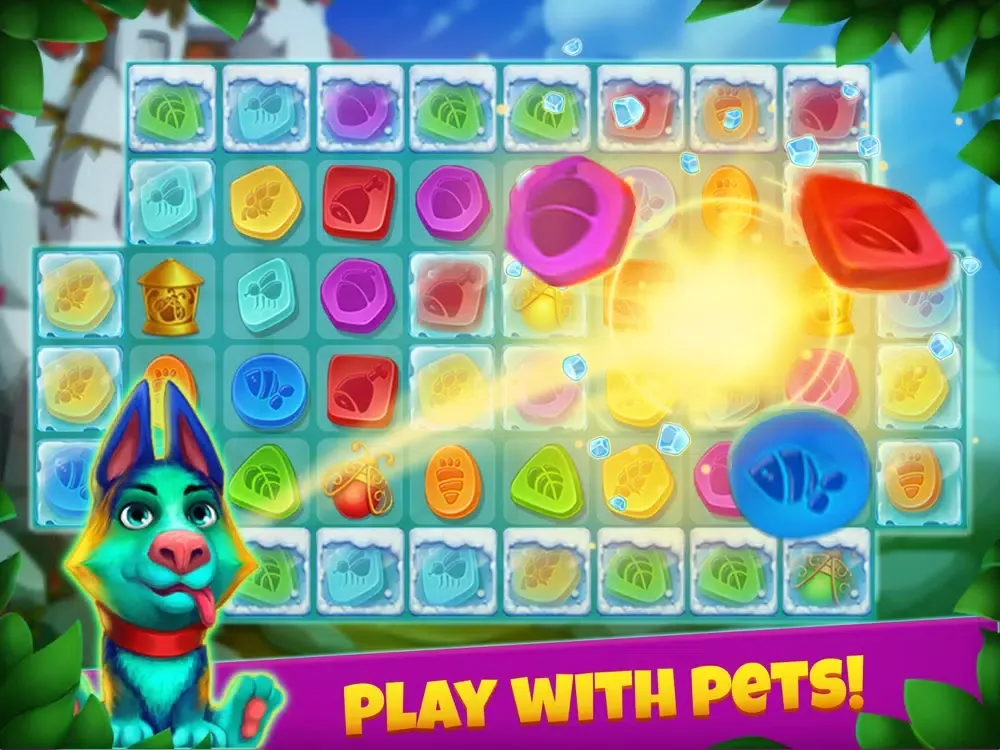 Epic Pets: match 3 & design iPad  स्क्रीनशॉट