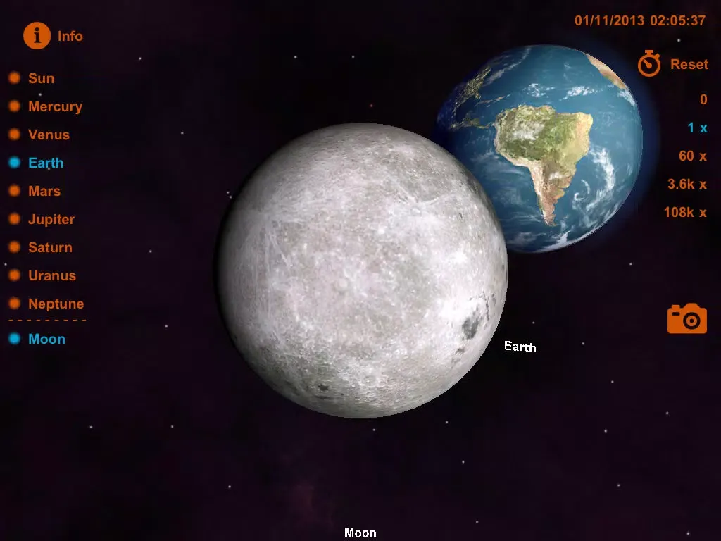 تصاویر Solar System 3D - For Kids iPad 
