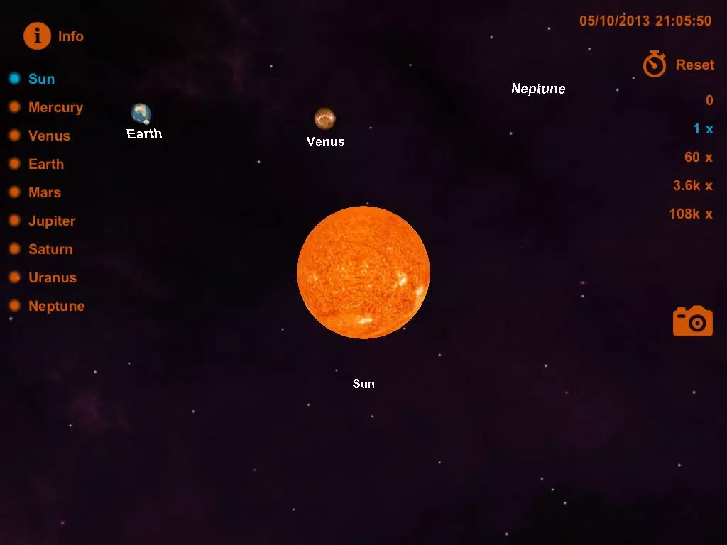 تصاویر Solar System 3D - For Kids iPad 