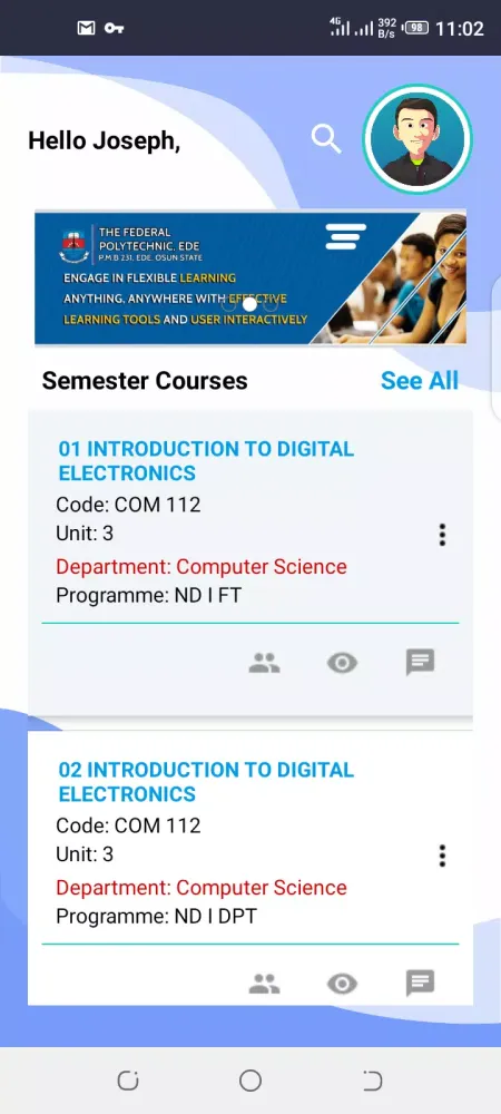 FPE eClassroom Screenshots