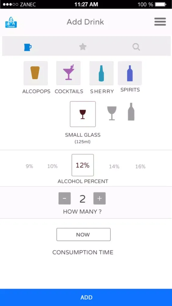 AlcoChange Clinical App Ekran Görüntüleri