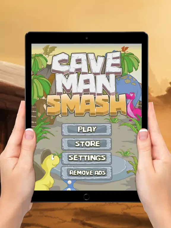 Cave Man Smash iPad  Screenshots