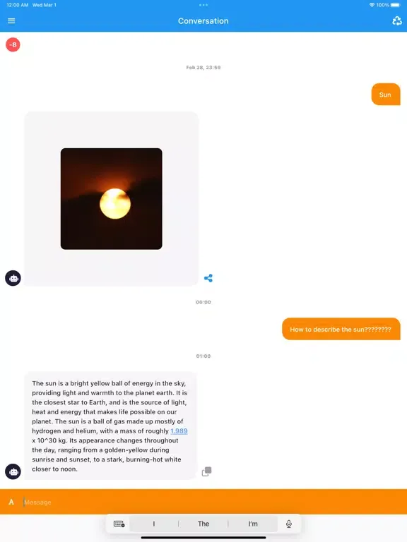GPTalk iPad  スクリーンショット