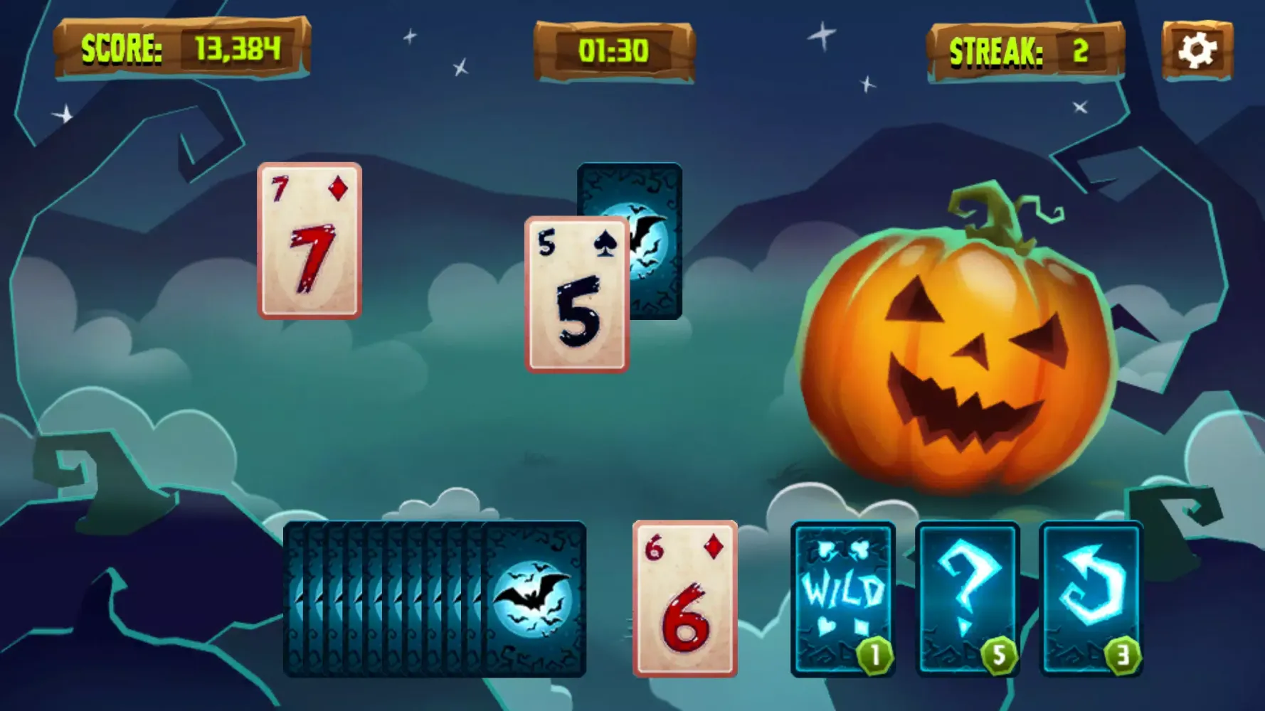 Halloween Solitaire Tripeaks應用截圖