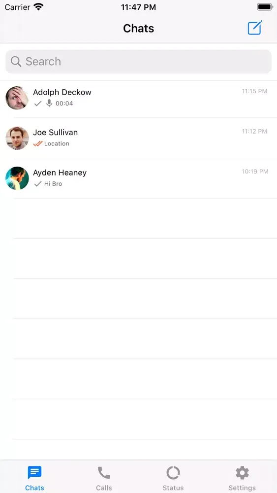RealTalk Messenger スクリーンショット