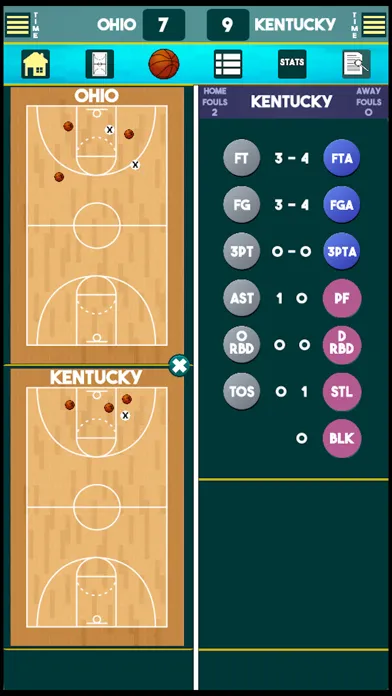 Basketball Score Keep स्क्रीनशॉट