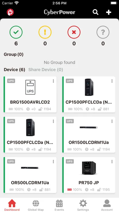 Tangkapan skrin PowerPanel Cloud