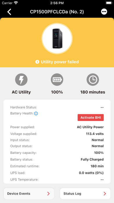 Zrzuty ekranu PowerPanel Cloud