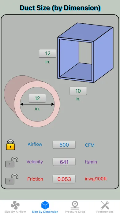 Duct Calculator Elite Screenshots