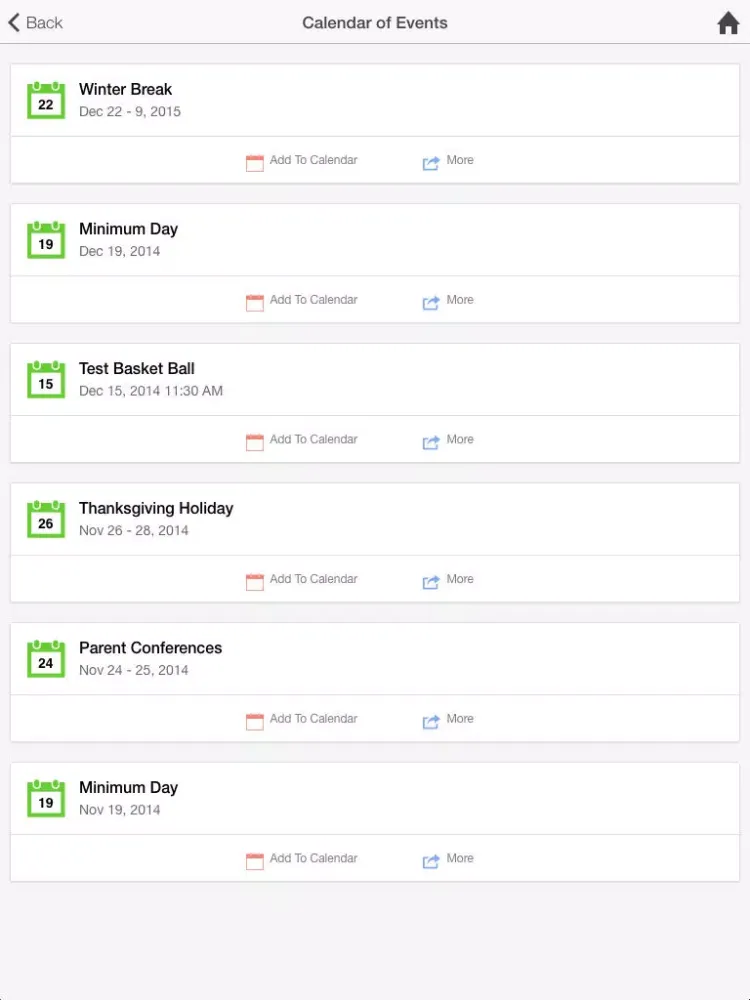 Menifee Union School District iPad  스크린샷