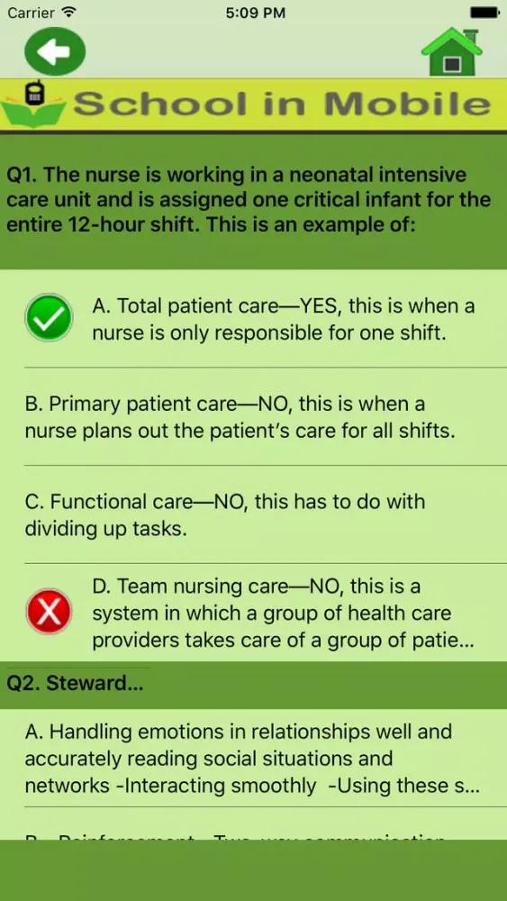 NCLEX Leadership & Management स्क्रीनशॉट