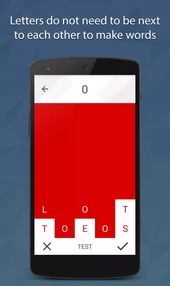Capturas de pantalla de Word Fall