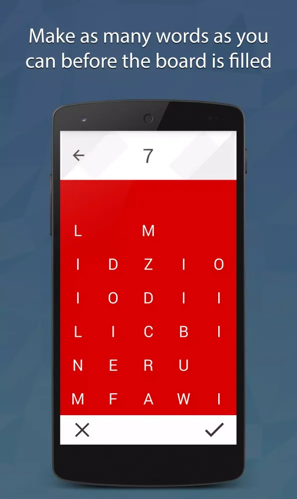 Capturas de pantalla de Word Fall