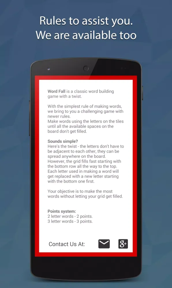 Capturas de pantalla de Word Fall