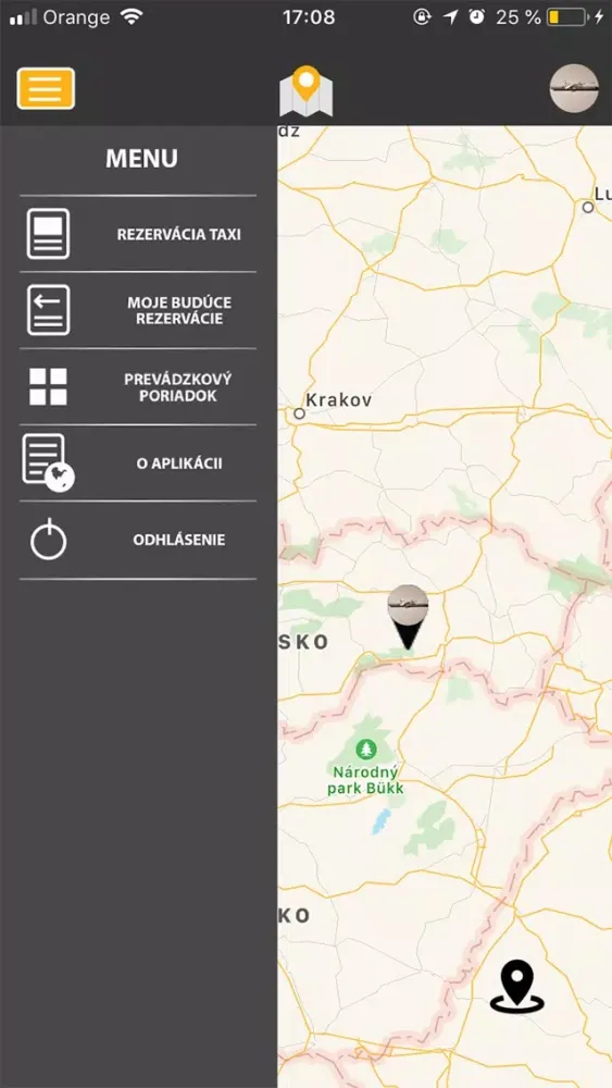 iTaxi app Ekran Görüntüleri