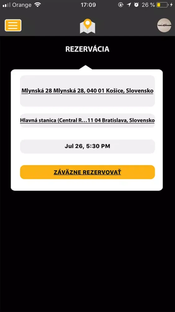 iTaxi app Ekran Görüntüleri