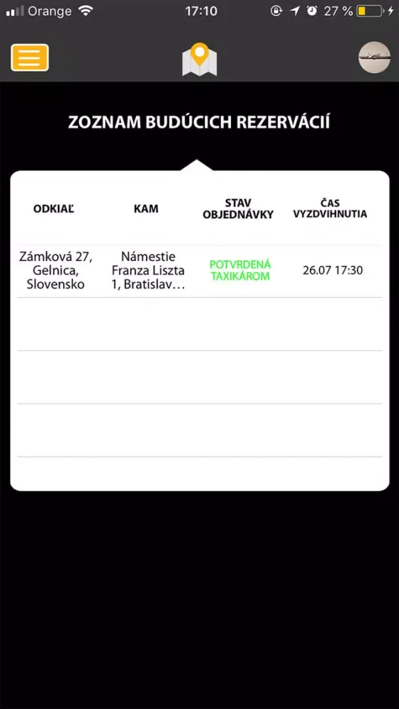 iTaxi app Ekran Görüntüleri