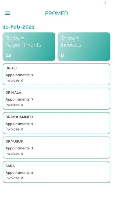 Tangkapan skrin Promed Clinic