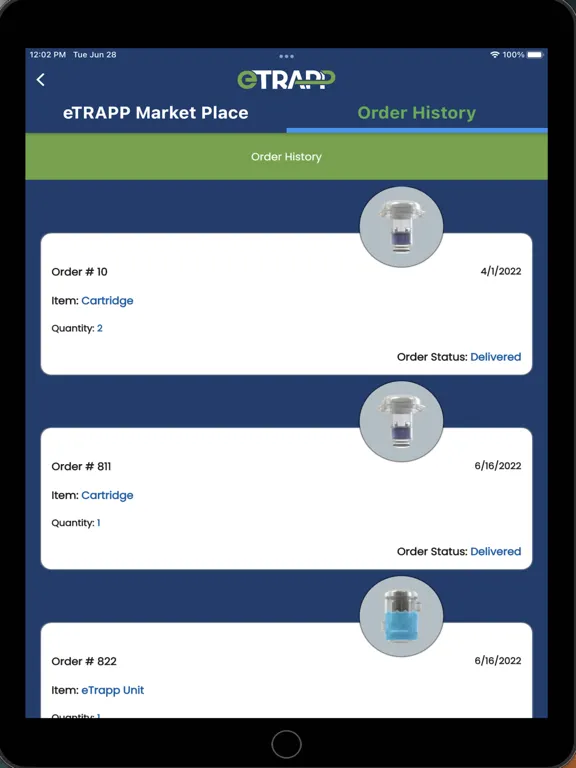 Captures d'écran de eTrapp HVAC Condensate System iPad 