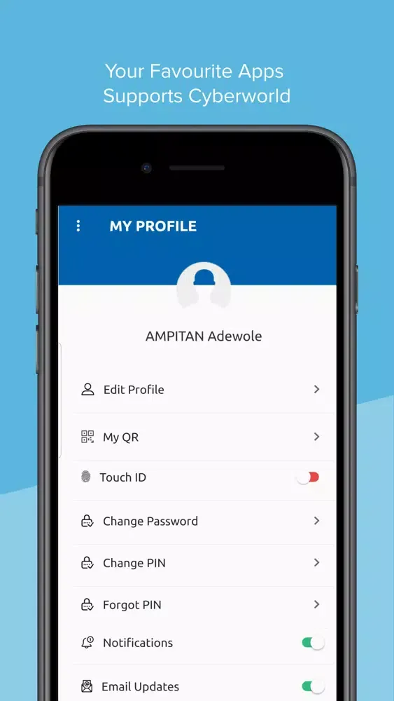 Capturas de pantalla de Cyberpay