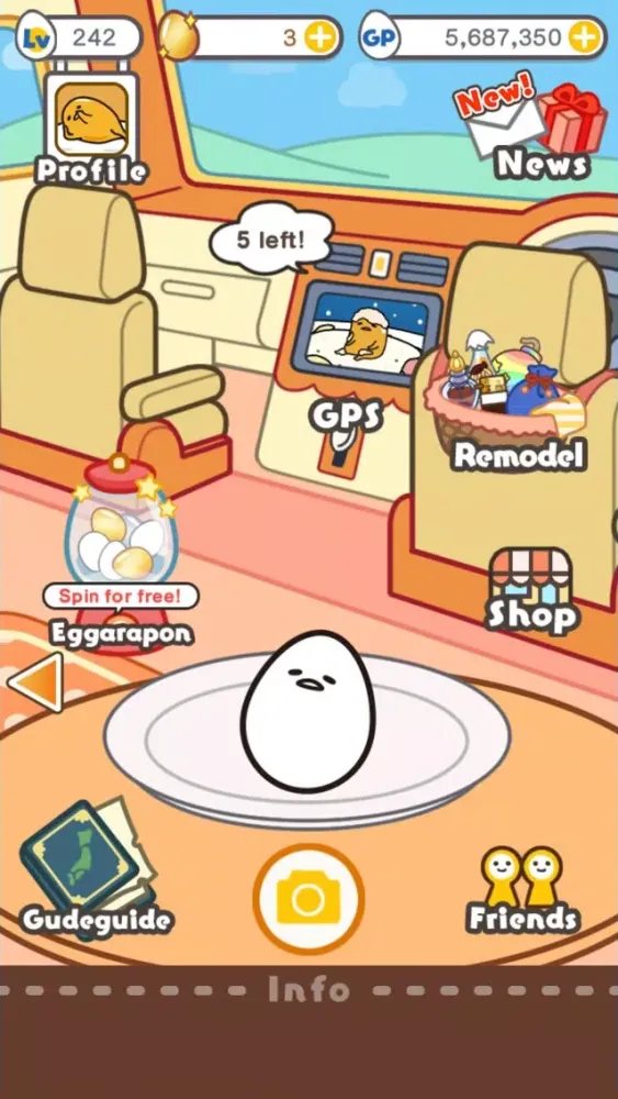 gudetama tap!应用截图