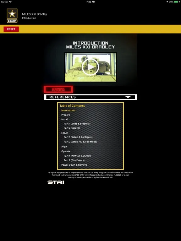 MILES XXI Bradley iPad  Ekran Görüntüleri