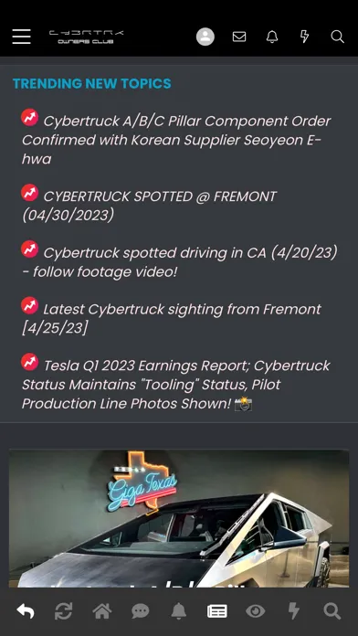 Cybertruck Owners Club Screenshots