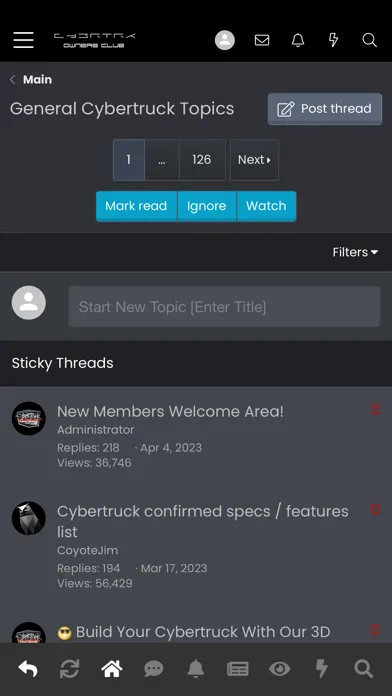 Cybertruck Owners Club Screenshots