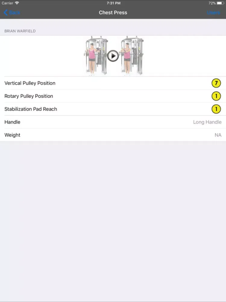 Cybex Bravo Workout Guide iPad  سکرین شاٹس