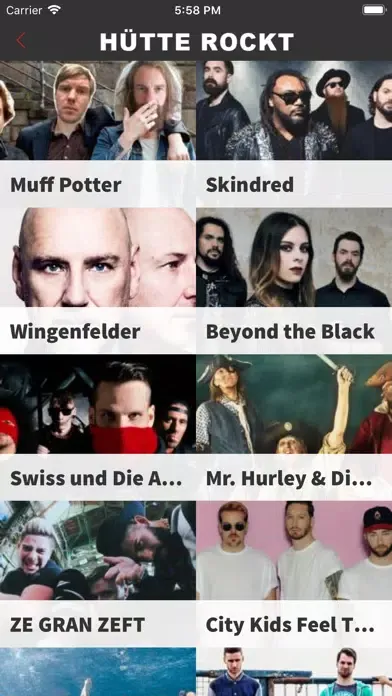 Hütte Rockt Festival स्क्रीनशॉट