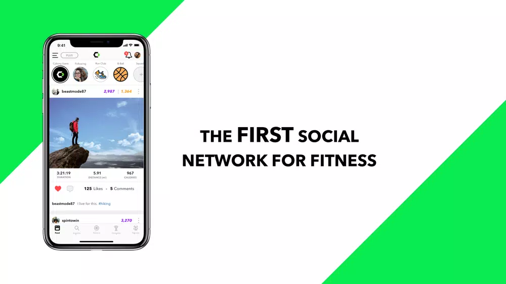 Ảnh chụp màn hình của Cyborg Social Fitness Platform