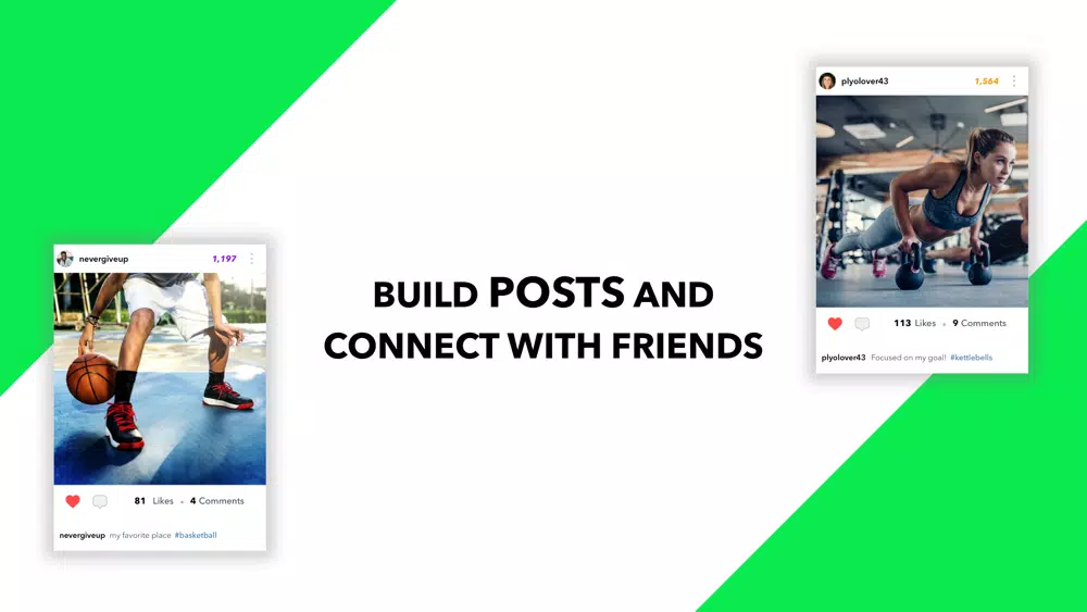 Ảnh chụp màn hình của Cyborg Social Fitness Platform