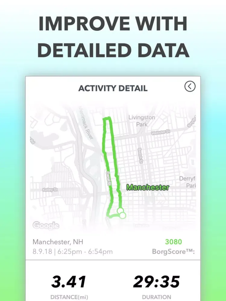 Cyborg: Track Workout & Route iPad  स्क्रीनशॉट