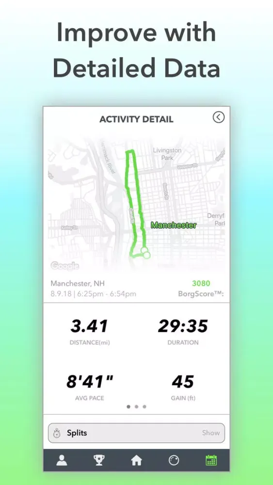 Cyborg: Track Workout & Route स्क्रीनशॉट