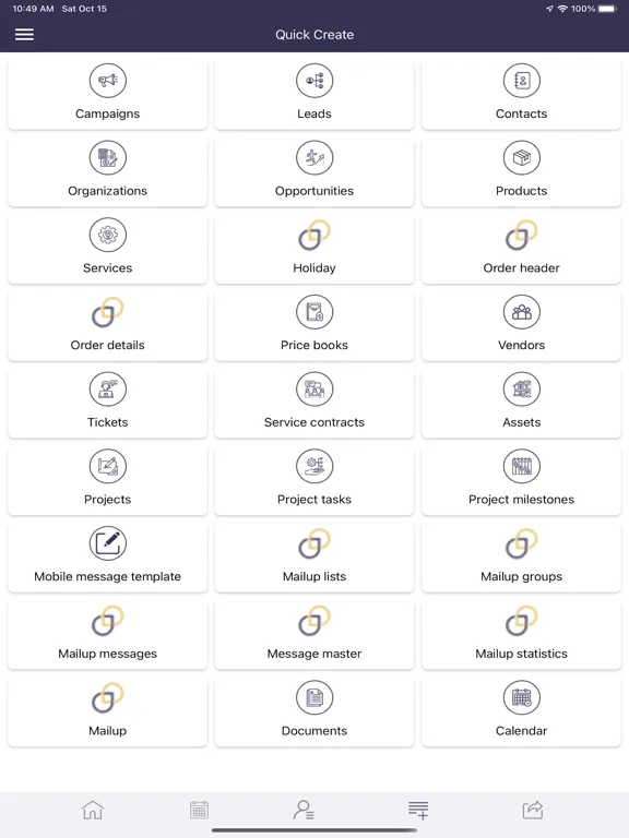 CyC CRM iPad 应用截图