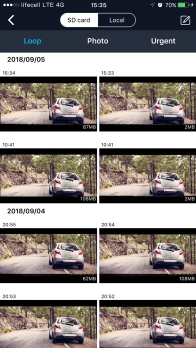 Gazer Dashcam スクリーンショット