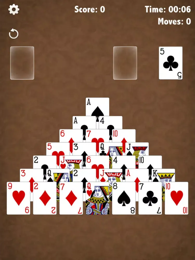 Café Pyramid Solitaire iPad Screenshots