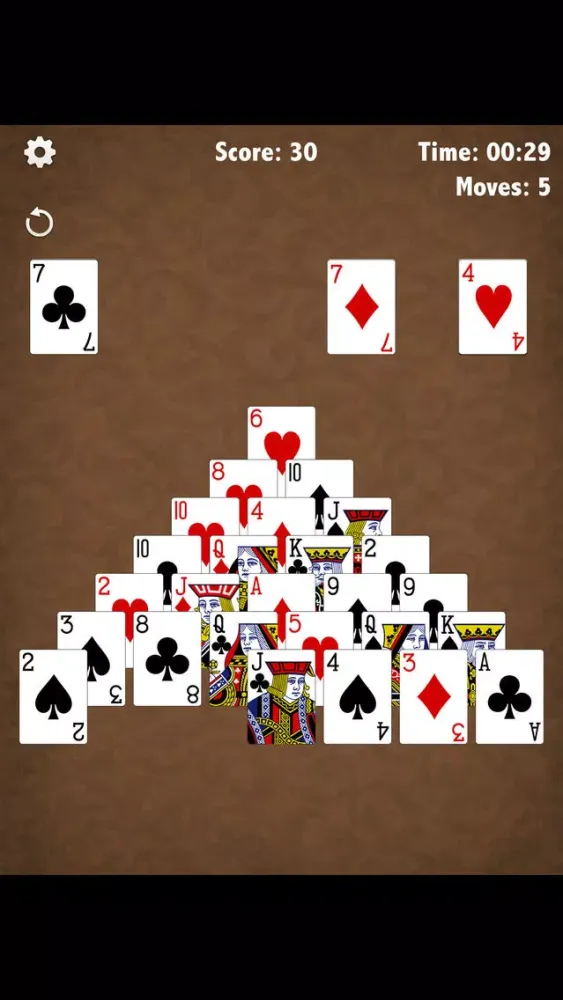 Café Pyramid Solitaire Screenshots