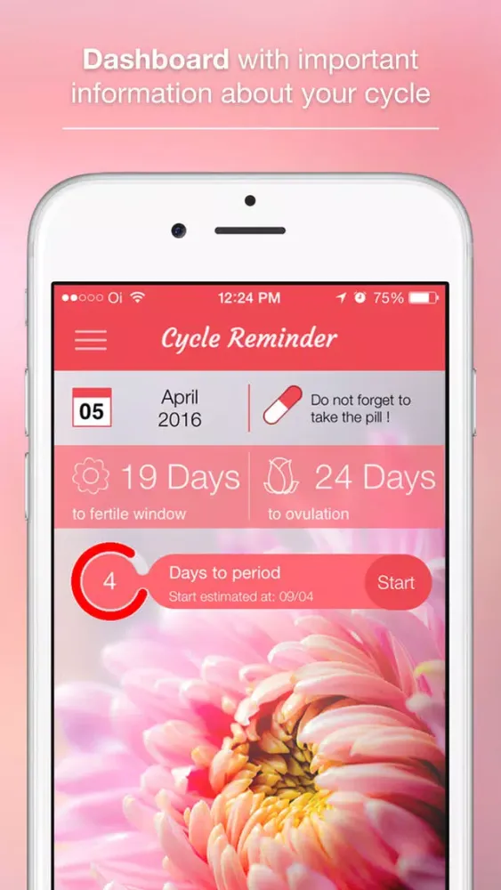 Cycle Reminder - Period Calendar and Fertility & Ovulation tracker স্ক্রিনশট