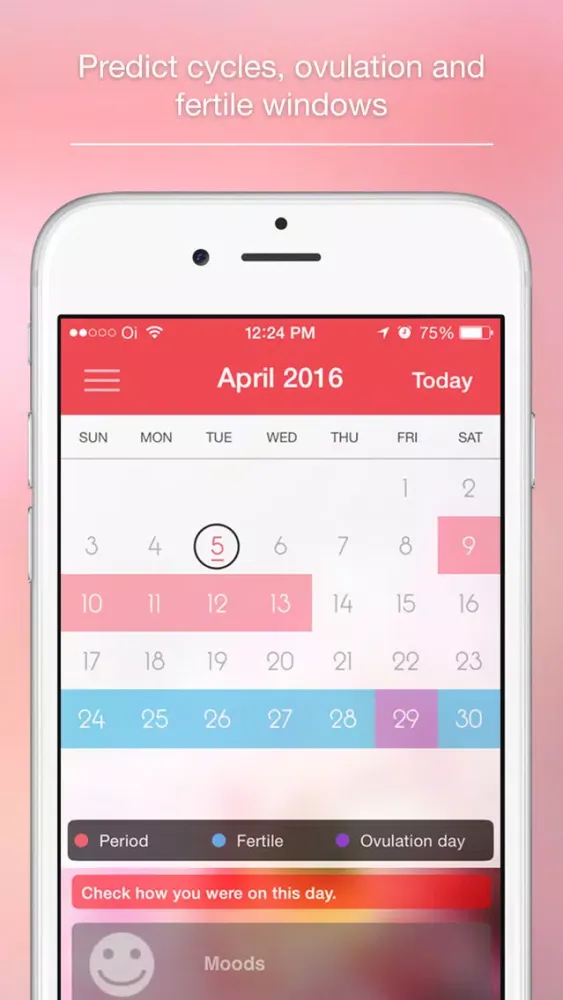 Cycle Reminder - Period Calendar and Fertility & Ovulation tracker স্ক্রিনশট