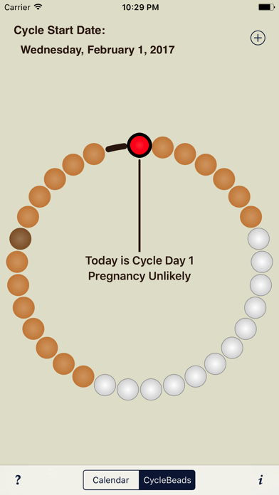 Ảnh chụp màn hình của iCycleBeads Lite