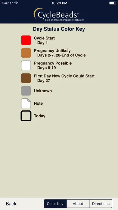 Screenshot di iCycleBeads Lite