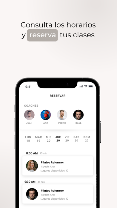 Flexa Pilates Studio Screenshots