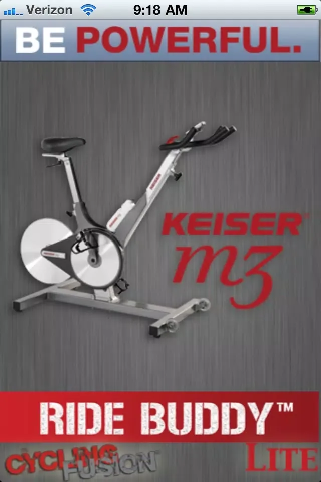 Keiser Ride Buddy Lite স্ক্রিনশট