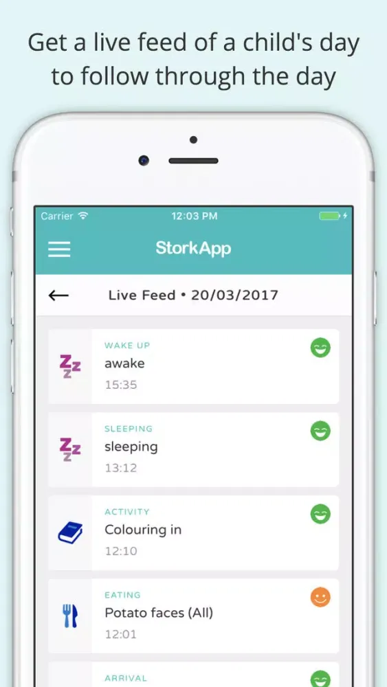 Stork App – Childcare Tracking Ekran Görüntüleri