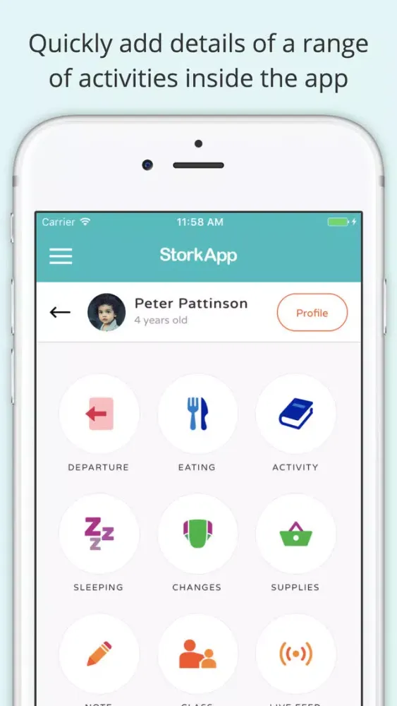 Stork App – Childcare Tracking Ekran Görüntüleri