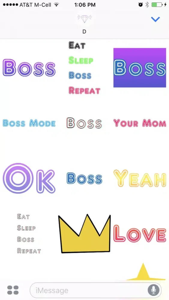 Boss Sticker Pack スクリーンショット